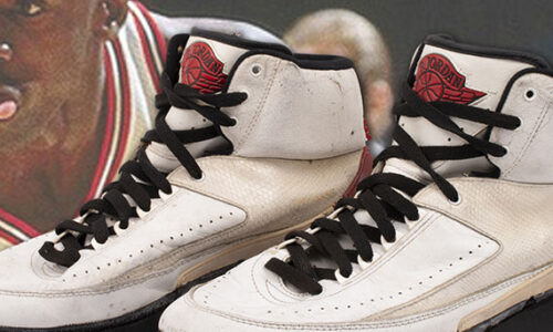Michael Jordan Game Used & Dual-Signed Nike Air Jordan Shoes – Performance At MSG